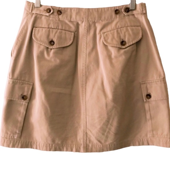 JONES New York Khaki Cargo Skirt Size 10 (fits like an 8) - Picture 2 of 5